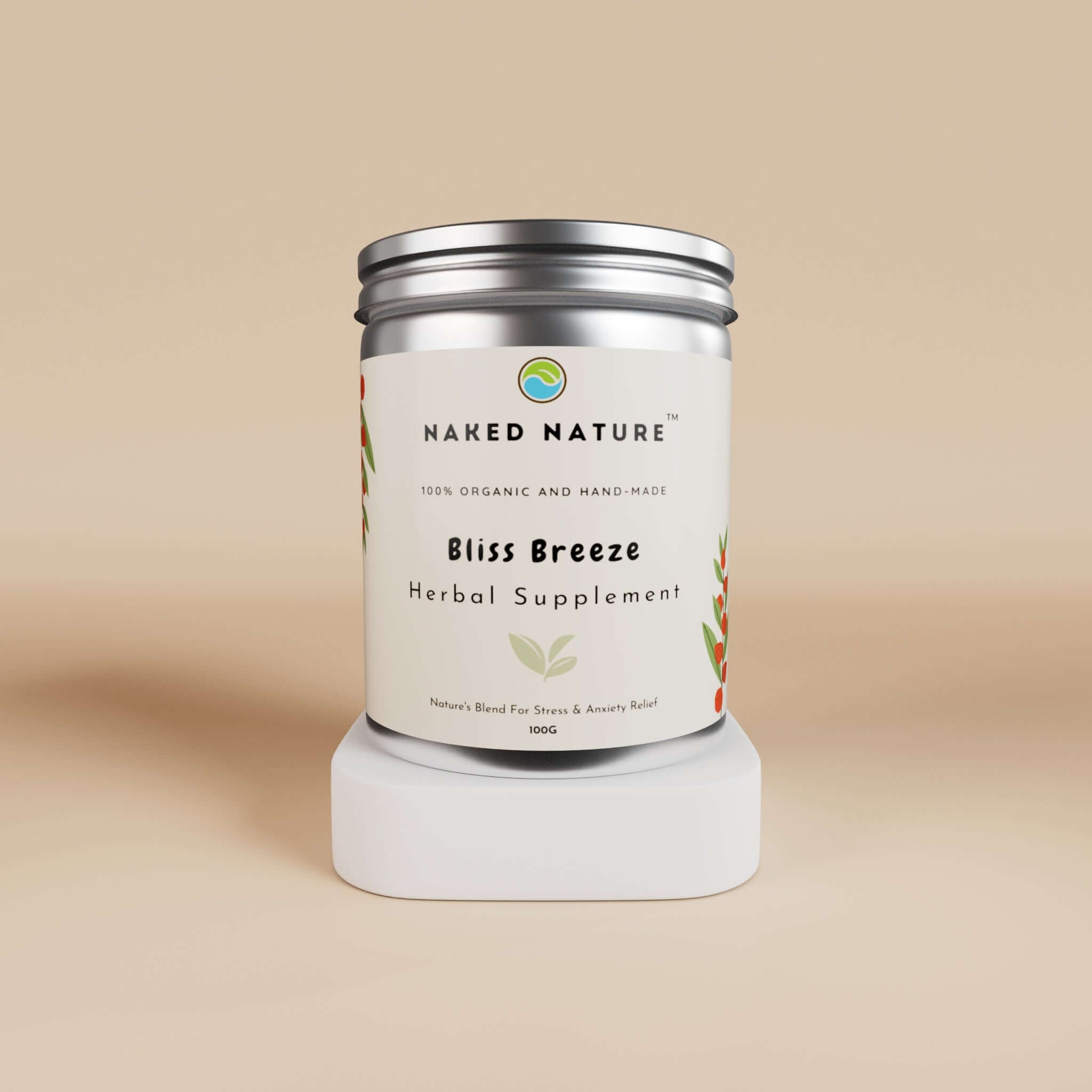 Bliss Breeze Native Herbal Supplement Front