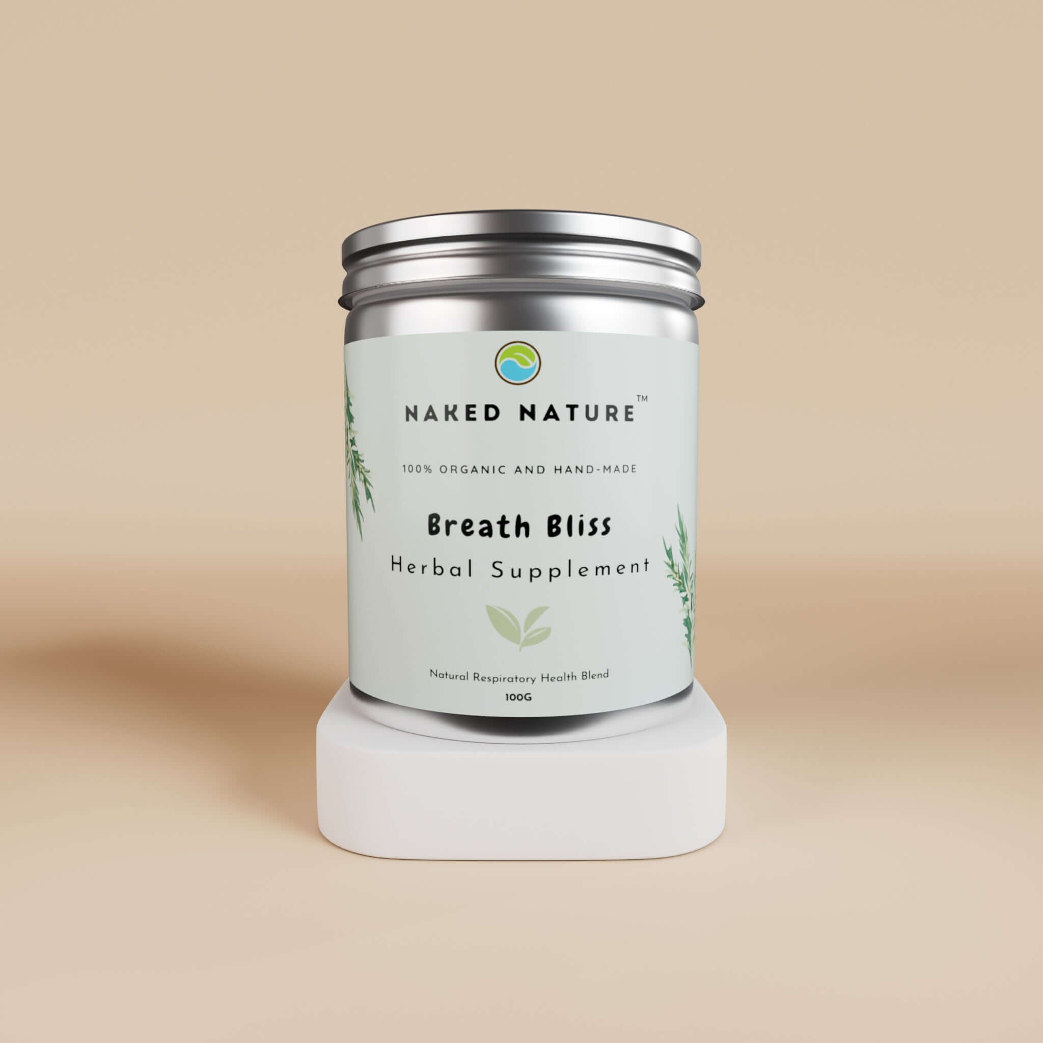 Breath Bliss Native Herbal Supplement Front