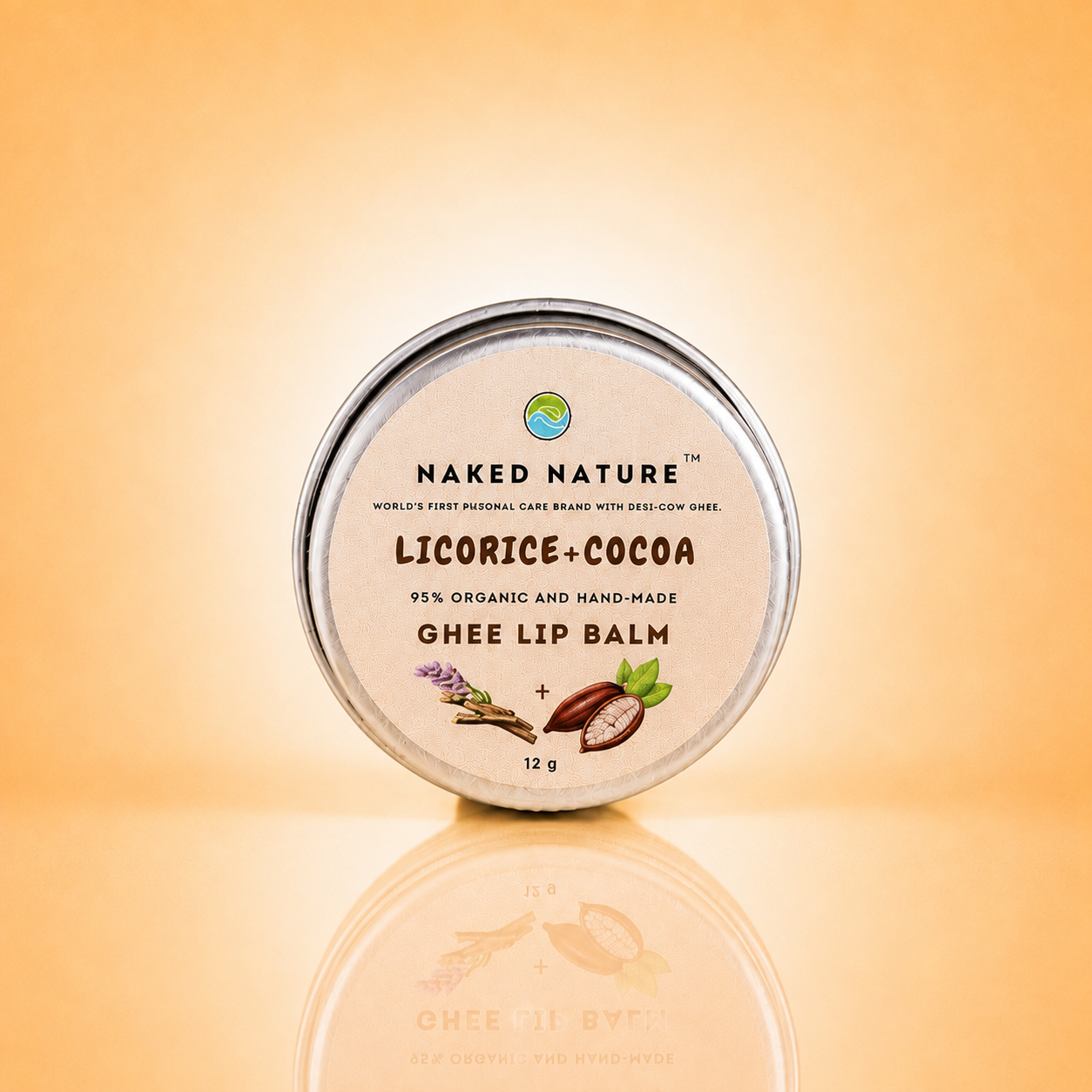 Licorice, Cocoa & Ghee Lip Balm – For Naturally Soft, Smooth & Even-Toned Lips