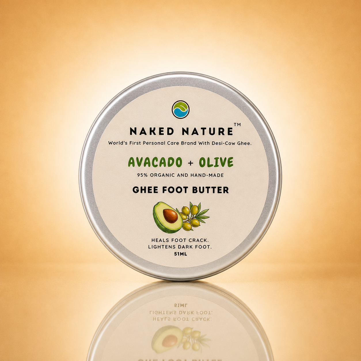 Avocado, Olive & Ghee Foot Butter – For Soft & Smooth Heels
