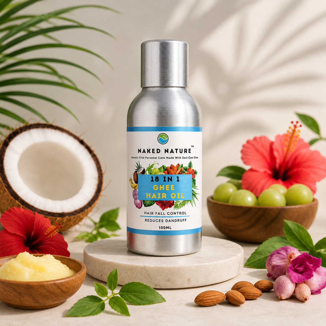 18 in 1 Ghee Hair Oil (100ml)