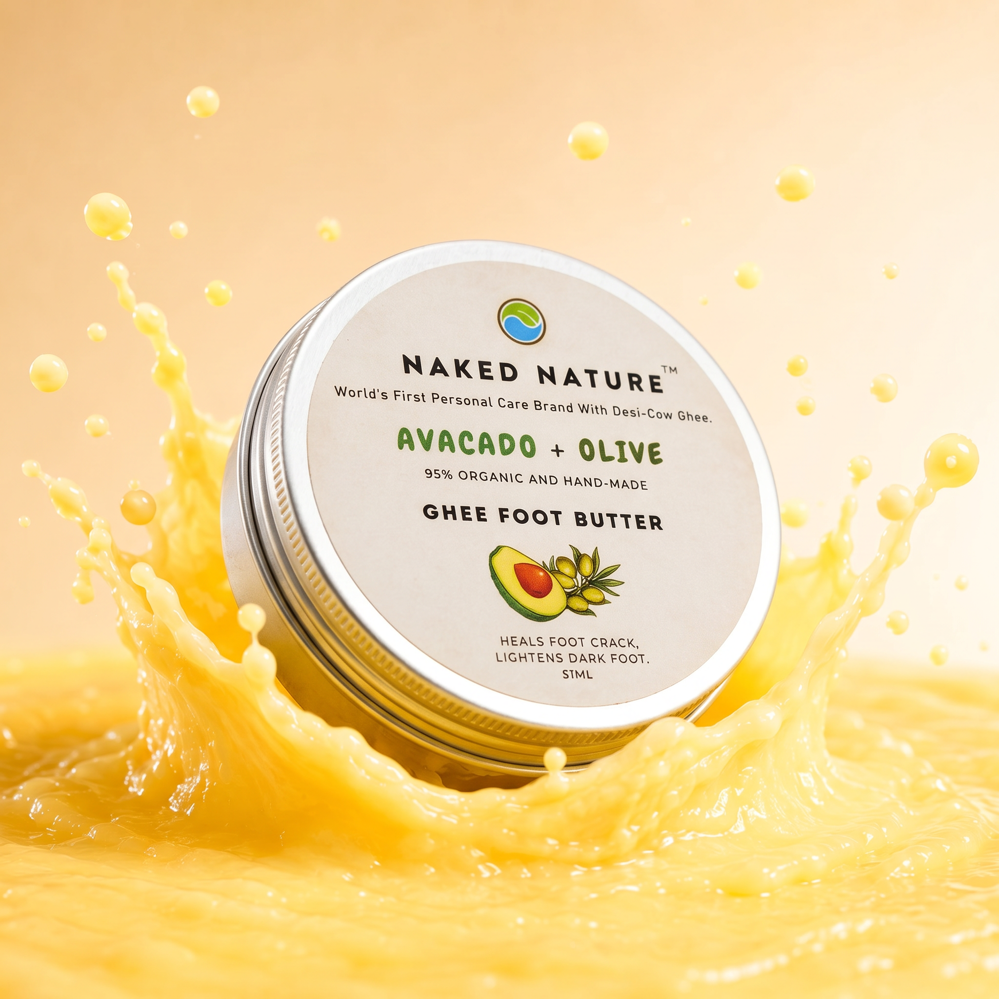 Avocado, Olive & Ghee Foot Butter – For Soft & Smooth Heels