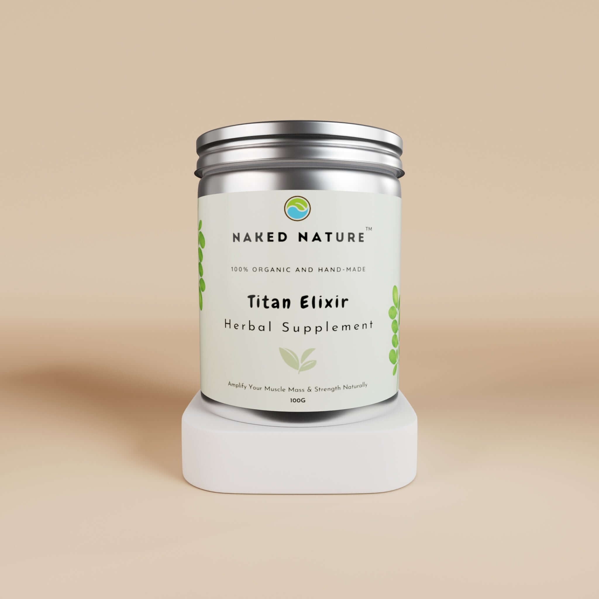 Titan Elixir Native Herbal Supplement Front