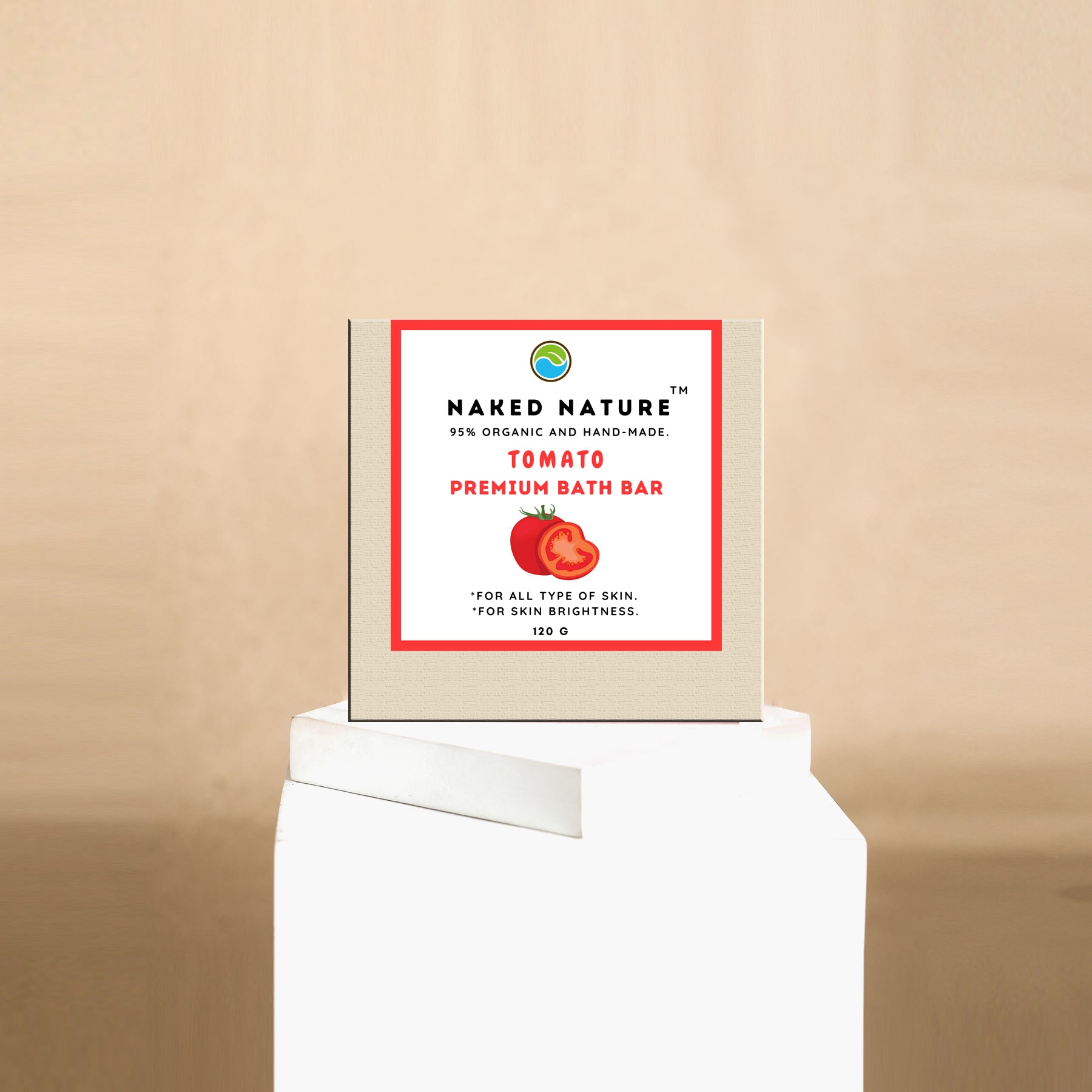 Tomato Soap (125G) - For Clear, Soft Skin and Removes Body Odour.