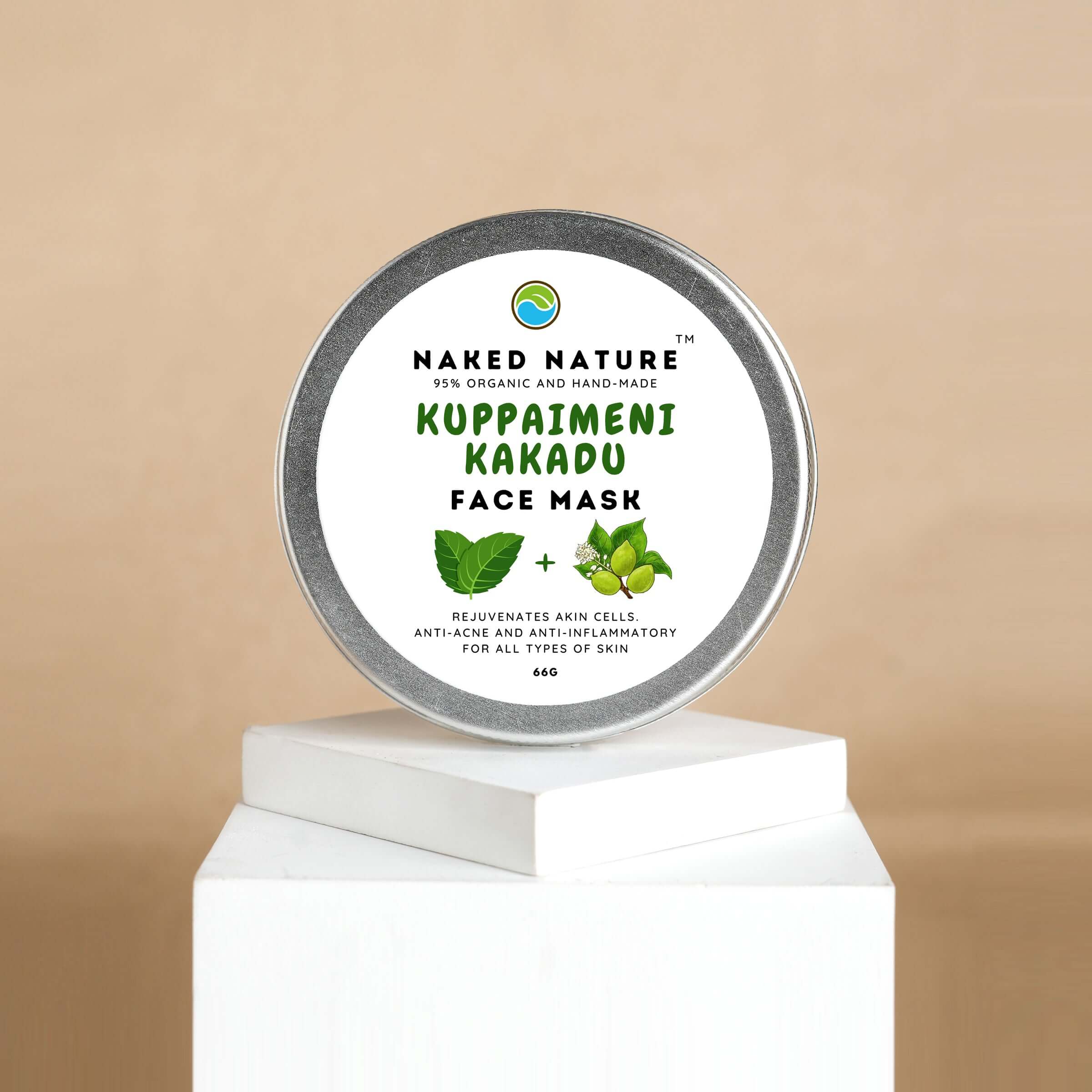 Kuppaimeni + kakadu Face Mask - Rich In Vitamin-C, Rejuvenates Skin Cells, Anti-Acne and Anti-Inflammation.