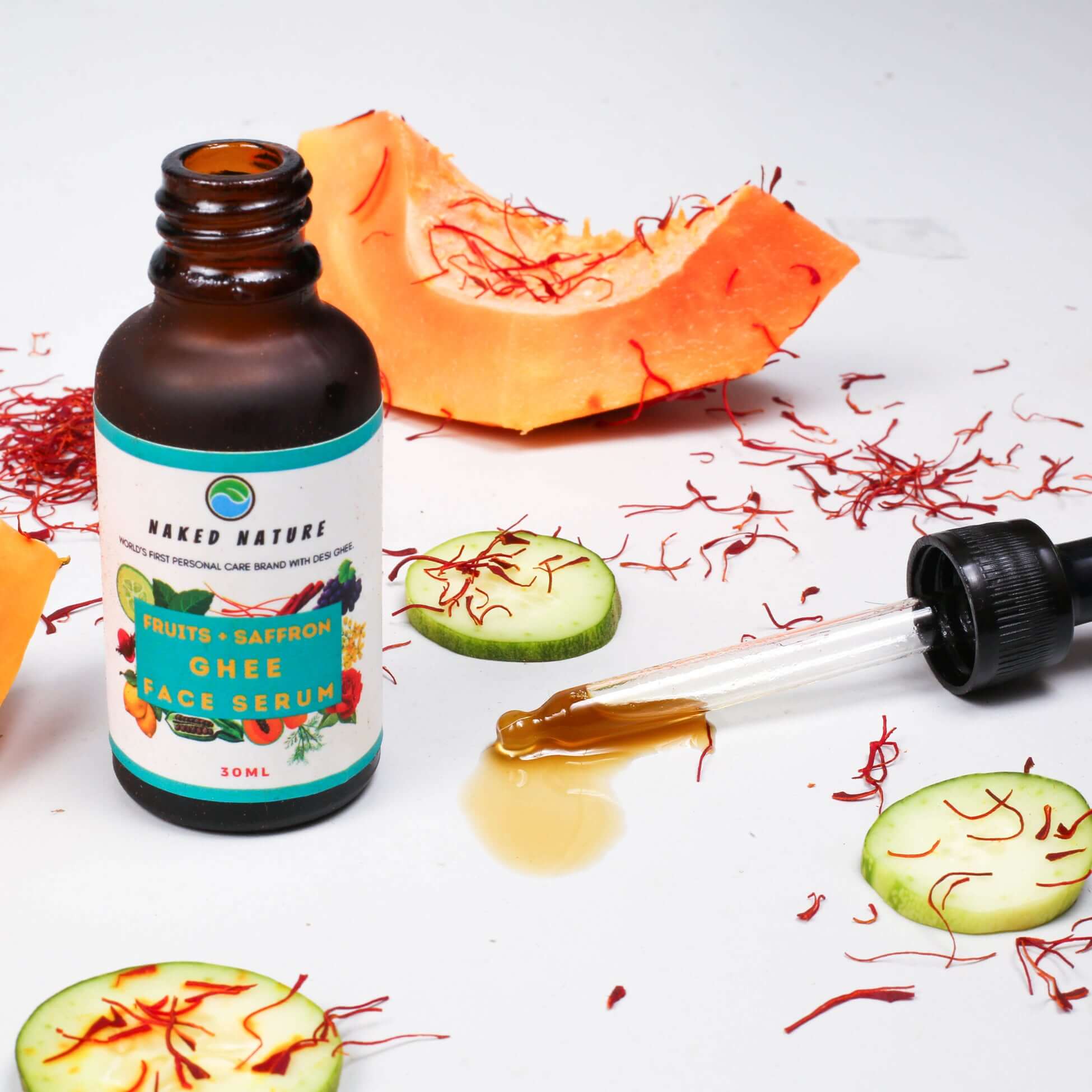Ghee Face Serum (Fruits + Saffron) 30ml