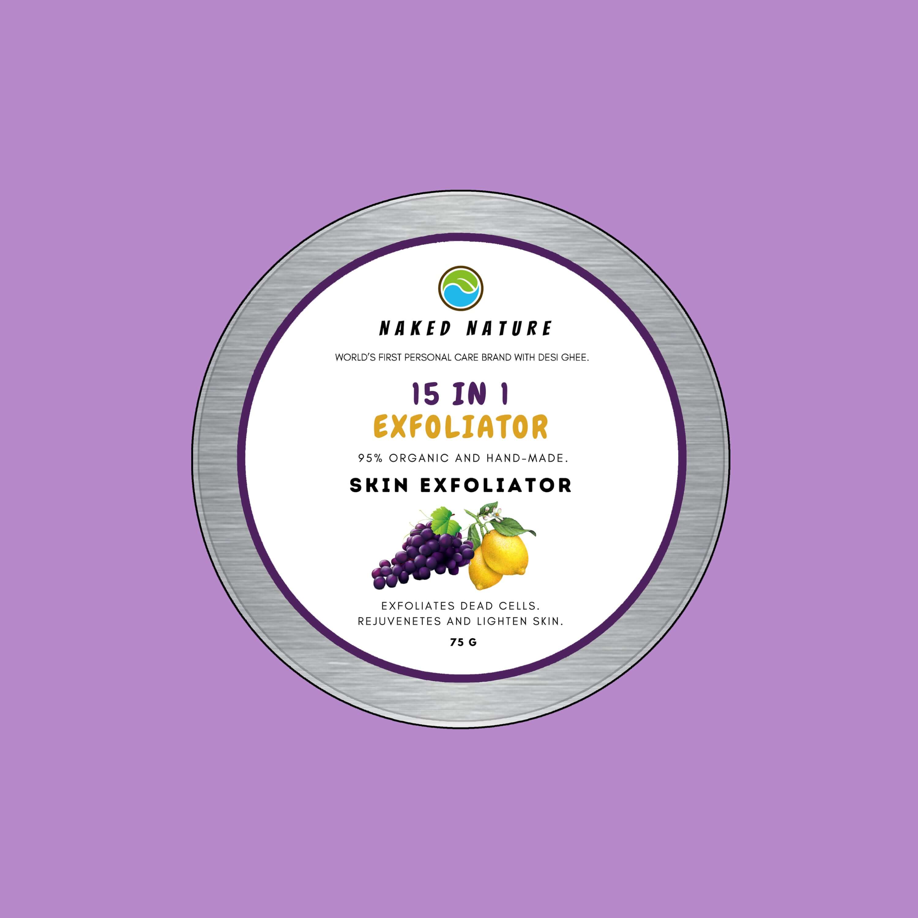 Skin Exfoliator (75g) - Exfoliates Dead Cells and Gives Toned Skin.