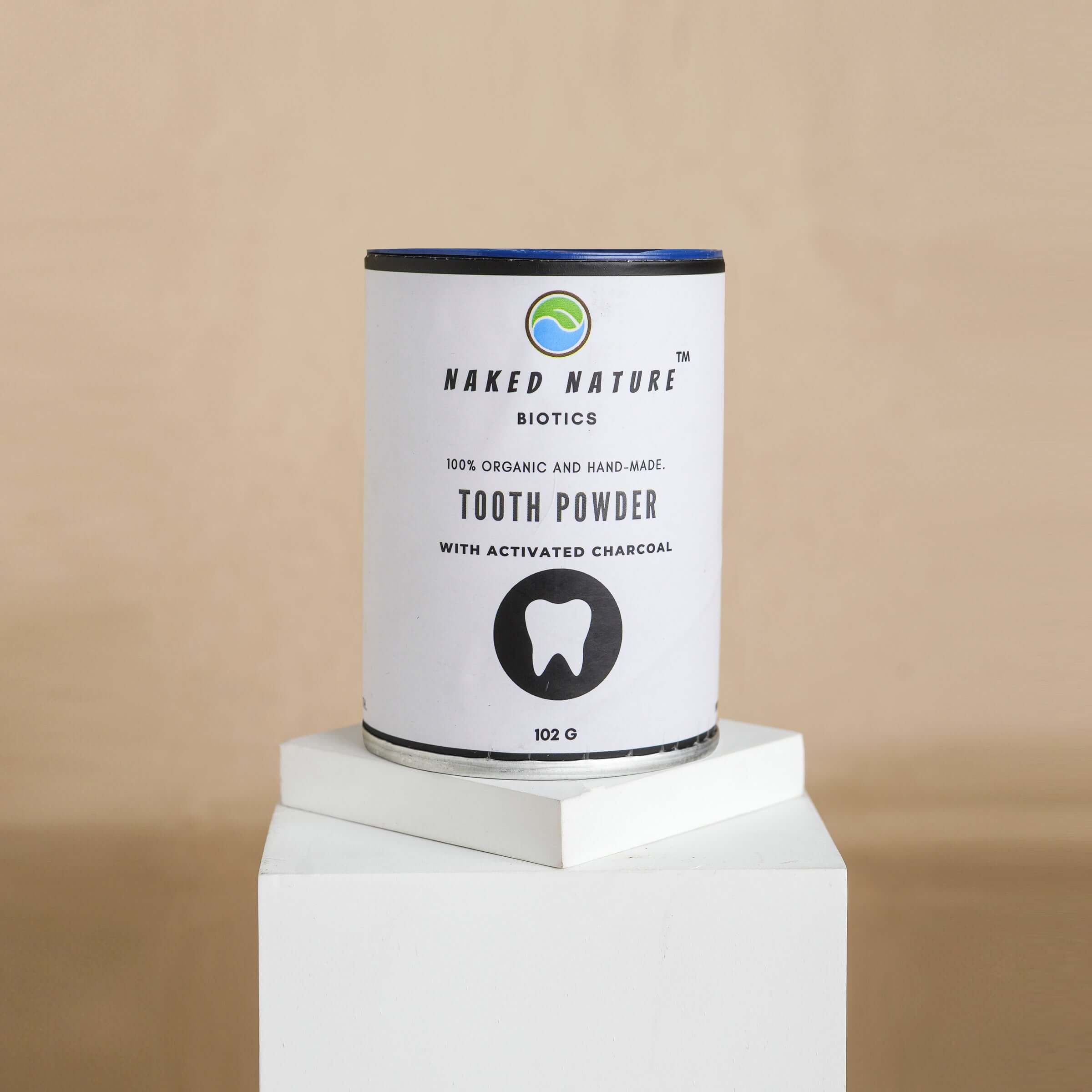 Charcoal And Ash Tooth Powder (102g) - Removes Yellow Stain and Gives Clear White Teeth.