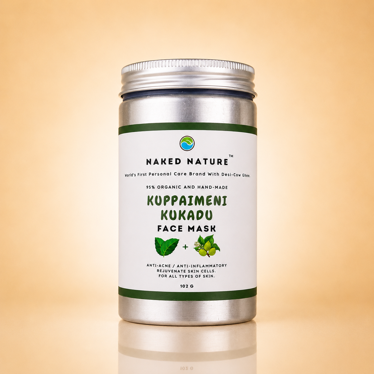 Kuppaimeni + kakadu Face Mask - Rich In Vitamin-C, Rejuvenates Skin Cells, Anti-Acne and Anti-Inflammation.