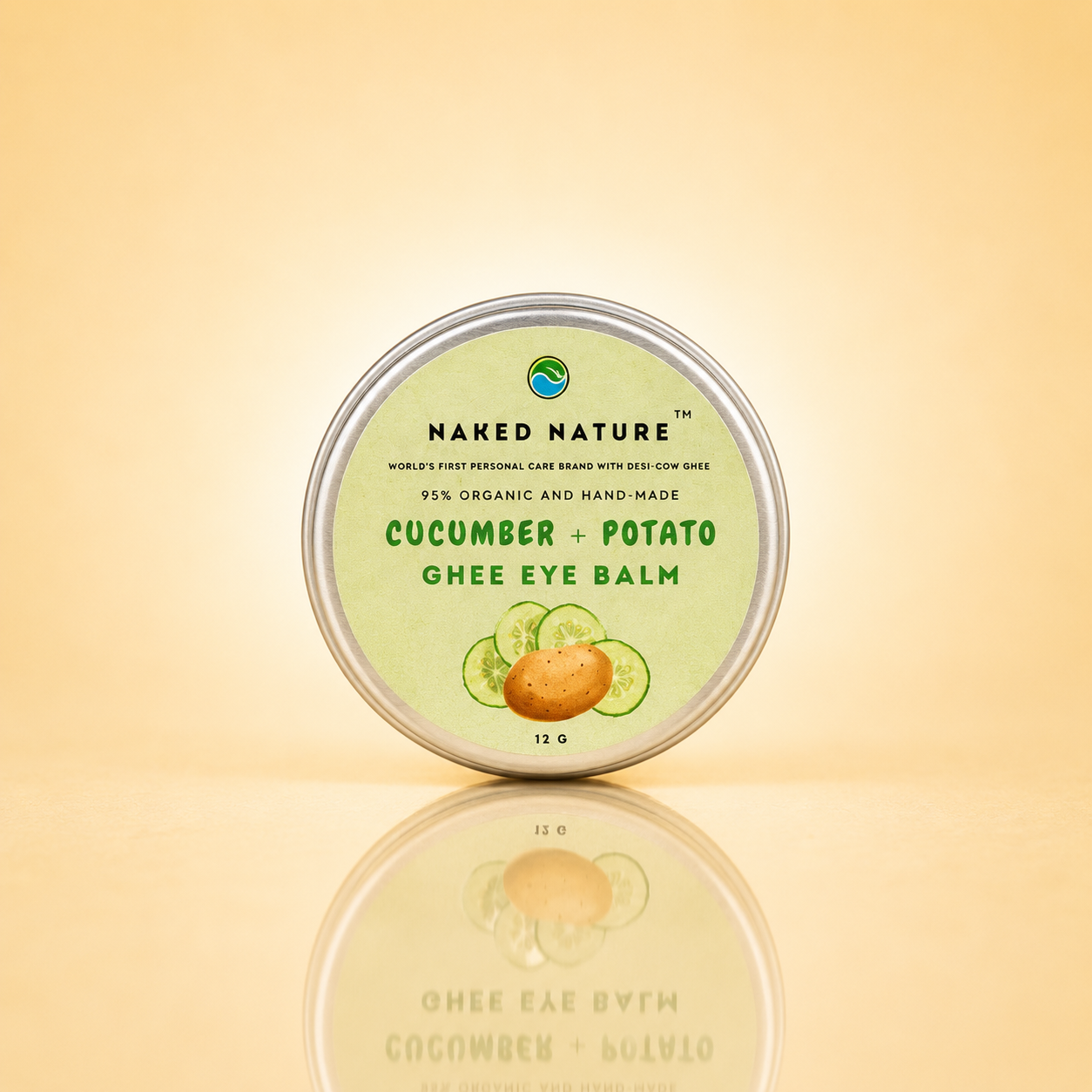 Ghee Eye Balm (Potato, Cucumber) (12G)