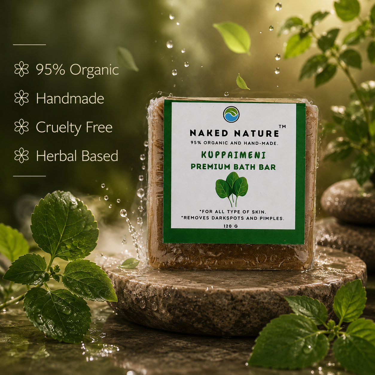 Kuppaimeni Soap (120g) - For Pimples and Dark Spots.