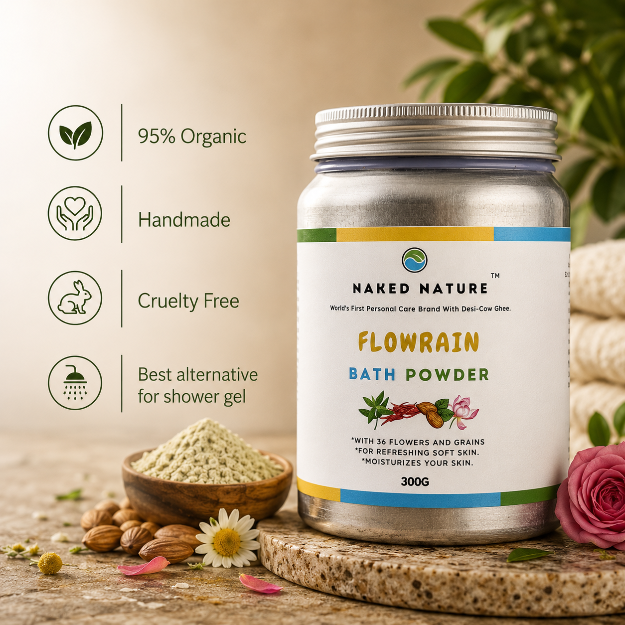 Flowrain Bath Powder (300G)