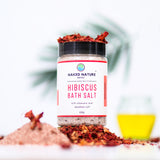 Hibiscus Bath Salt (636G) - For Foot Soak, Anti-Fungal and Relieves Body Ache.