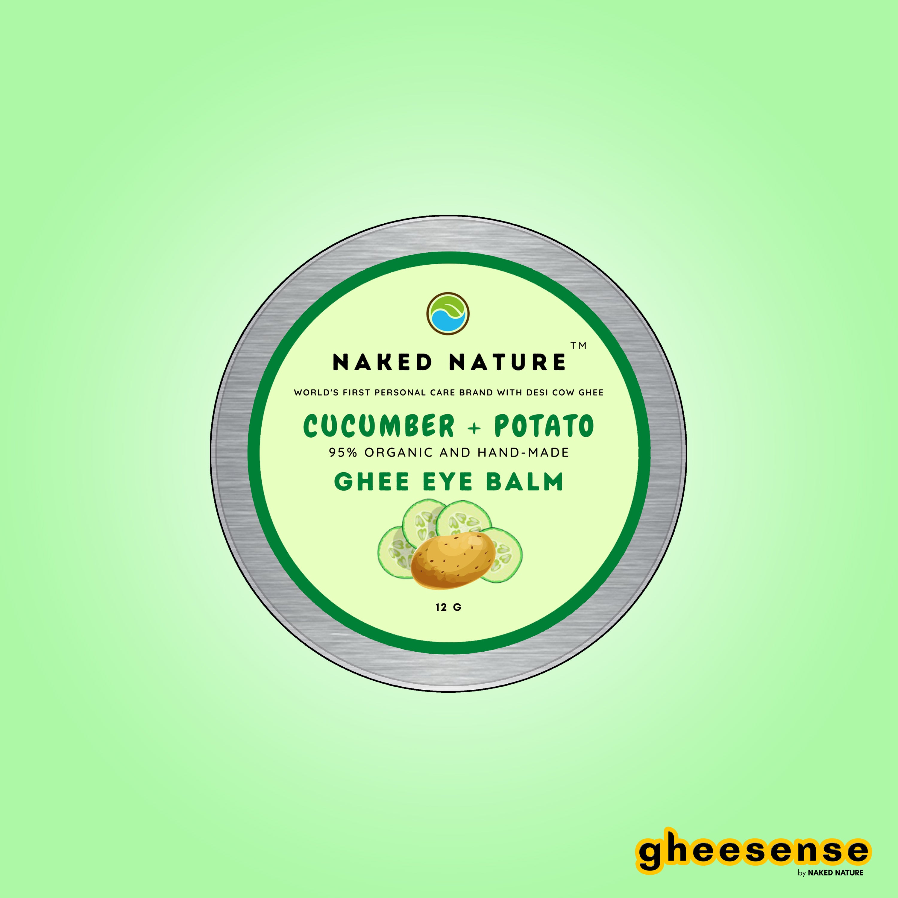 Ghee Eye Balm (Potato, Cucumber) (12G)