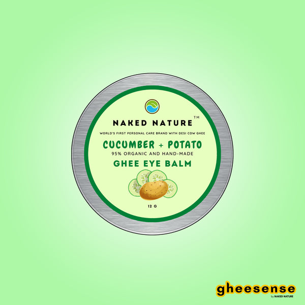 Ghee Eye Balm (Potato, Cucumber) (12G) - For Dark Circle and Removes Fine Lines.